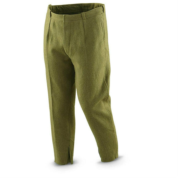 Pantalon de combat en laine véritable de l'armée roumaine Kaki OD Green Romania