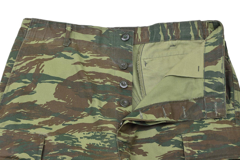 Originele Griekse leger BDU -broek Lizard Camouflage Griekenland Militaire surplus broek