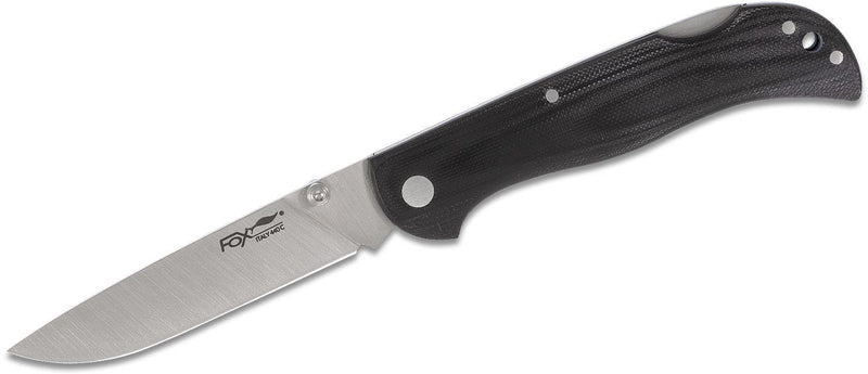 Fox Knives Brand Italië Model 500 Zwart vouwzak mes roestvrij staal