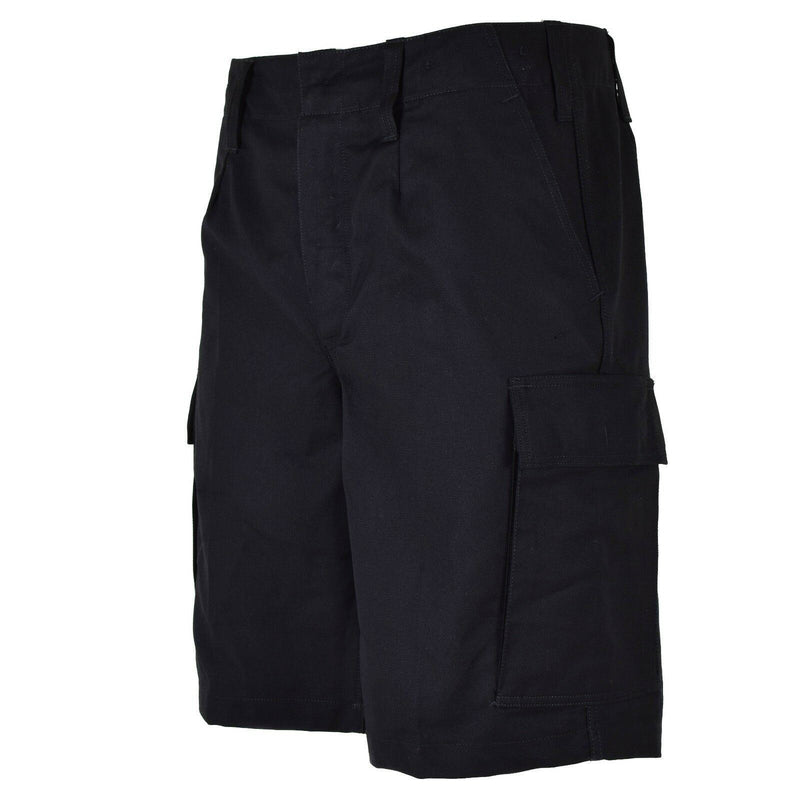 Echt Duitse legernummer Moleskin shorts duurzame vracht zomer zwarte heren nieuw