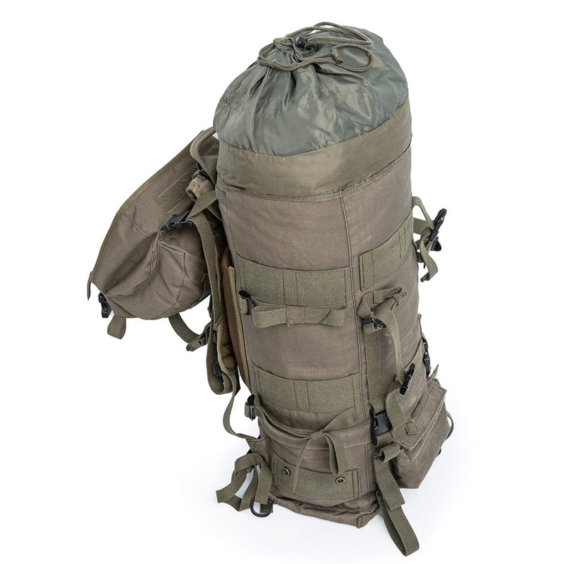 Sac à dos tactique original de l'armée autrichienne, dos rembourré, grand polyamide 40 l, vert OD