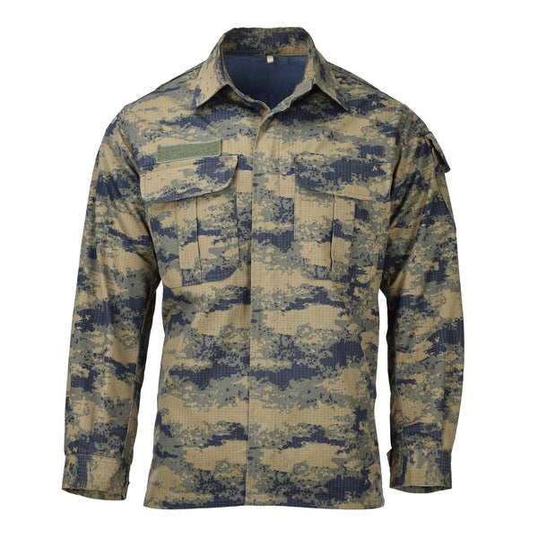 Originele Turkse leger tactische jas blauw digitale camouflage duurzame ripstop