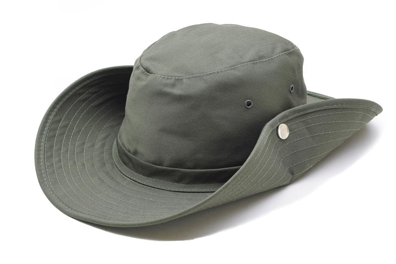 Mfh merk militaire stijl bush hoed olijf zomer jungle panama bucket cap nieuw