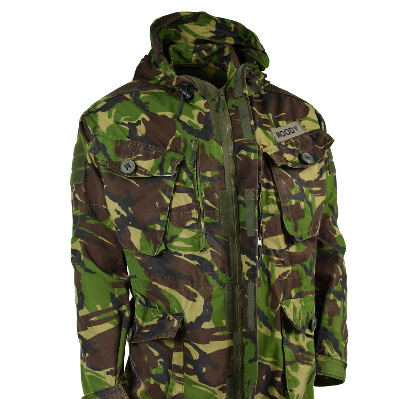 Veste de combat militaire DPM originale de l'armée britannique, parka coupe-vent