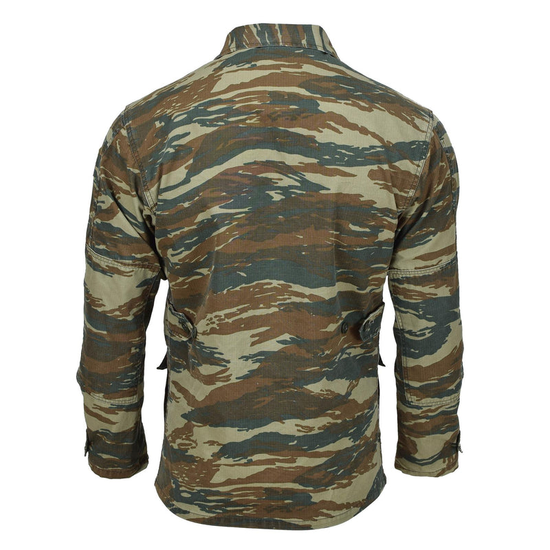 Originele Griekse militaire veld BDU Jacket Lizard Camouflage Griekenland Legeroverhemden