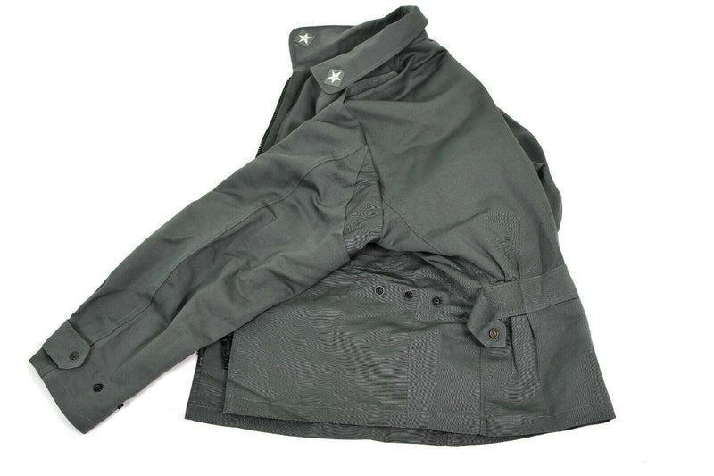 Veste grise originale de l'armée italienne, chemise de surplus militaire BDU de l'armée de l'air, NEUF