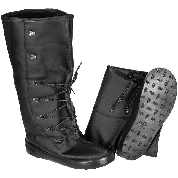 Bottes Alfa originales de l'armée norvégienne, chaussures isolantes en cuir noir, bonne adhérence, NEUVES