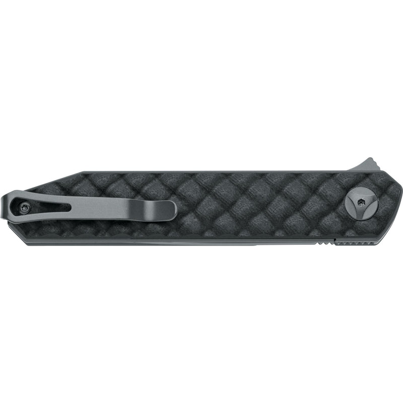 Couteau de poche pliant Fox Knives RELOADED Lame en acier 440C avec revêtement en titane conçu pour durer