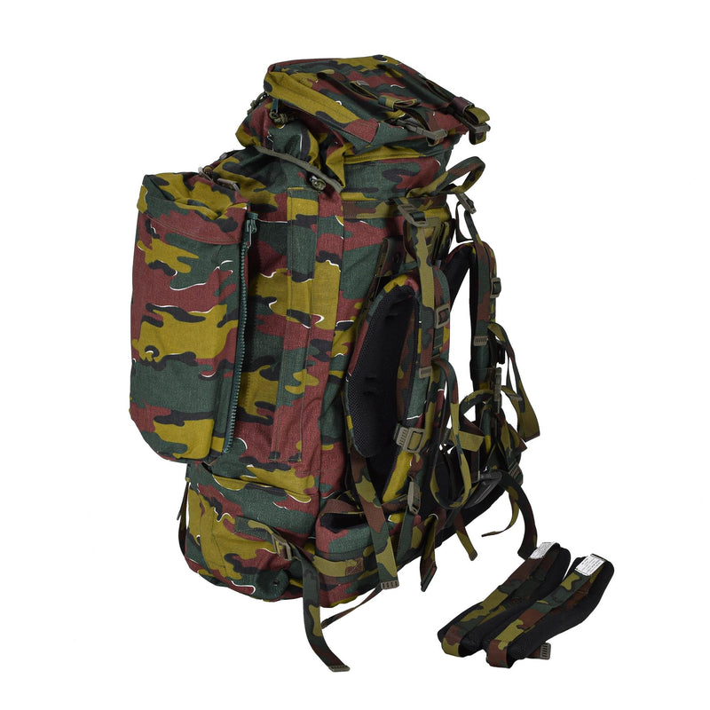 Originele Belgische militaire 120L tactische rugzakp jigsaw camo waterdichte tas nieuw