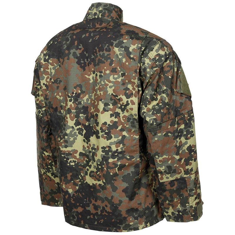 MFH -merk U.S. Militaire stijl Jas Veld Uniform Flecktarn Camo RIPST NIEUW