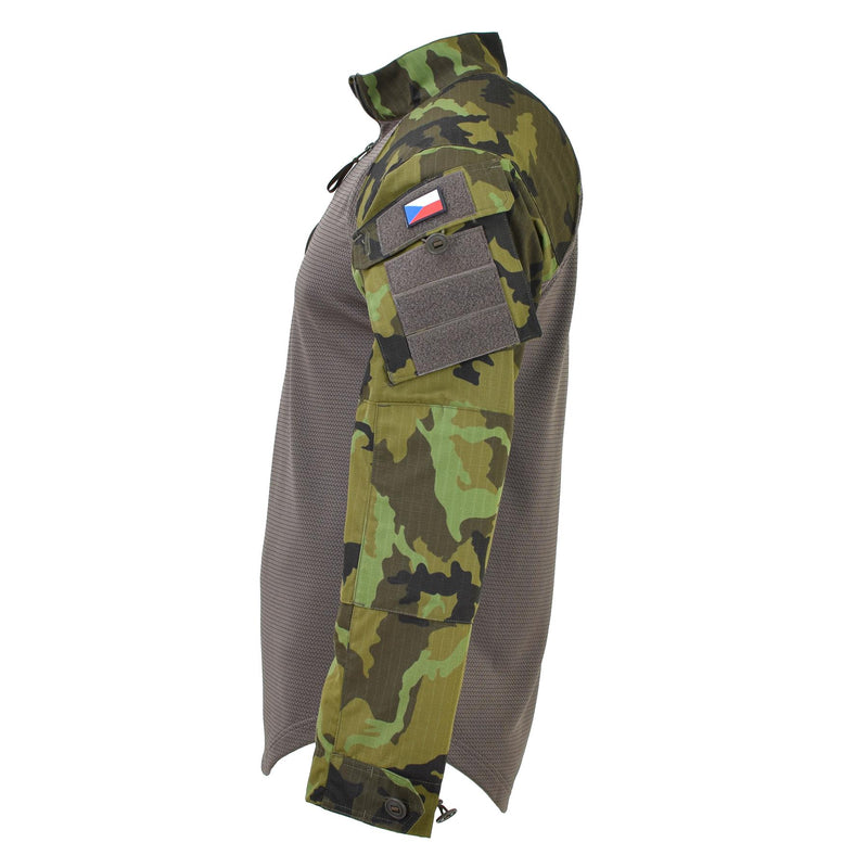 Originele Tsjechische leger tactische gevechtsoverhemden Ubac Woodland camo camo lange mouw nieuw