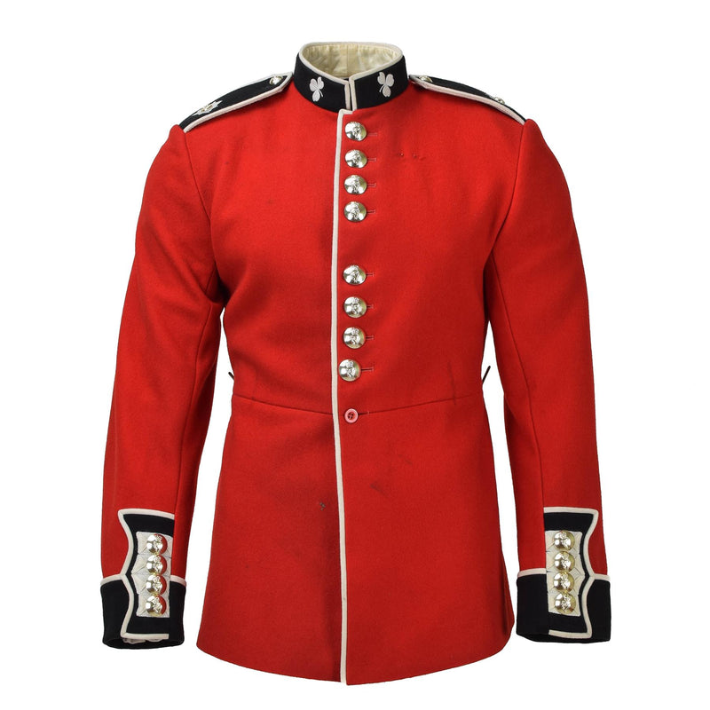 Echte Britse leger jas uniform tuniek rode jurk scharlaken Ierse bewakers cavalerie