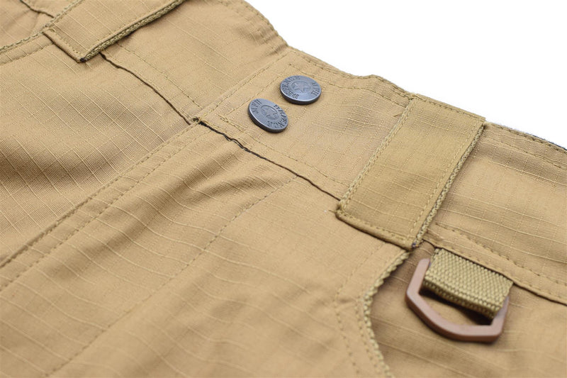 MFH merk militaire stijl Bermuda shorts coyote stevige katoenen ripstop uniform nieuw