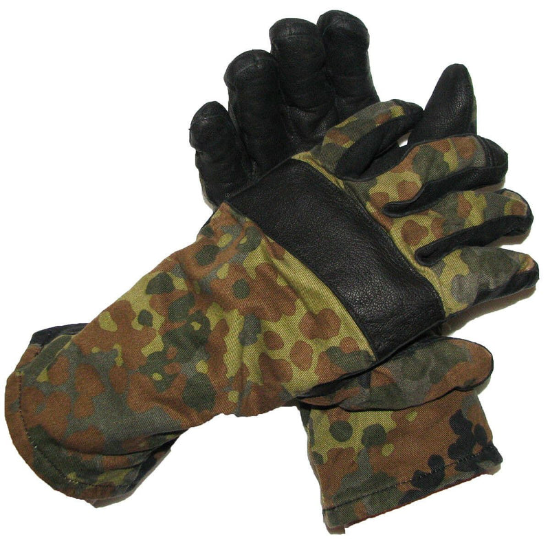 Echt Duits leger flecktarn camo gevechtshandschoenen bw militaire kwestie Alles doel