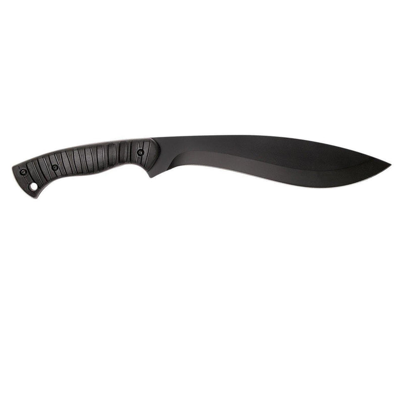 Couteau à lame fixe en acier inoxydable noir Fox Knives Brand Italy KUKRI