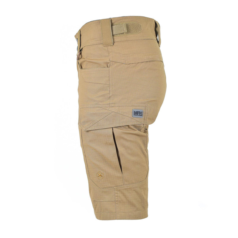 MFH merk militaire stijl Bermuda shorts coyote stevige katoenen ripstop uniform nieuw