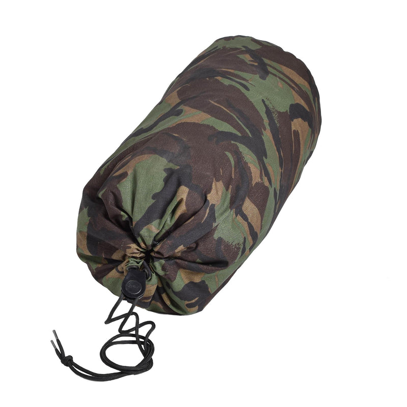 Sac de rangement de compression camouflage militaire néerlandais d'origine, sac de camping étanche