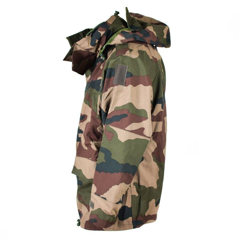 Echt Frans leger waterdichte trilaminaatjack cce camo camo hooded regenparka nieuw