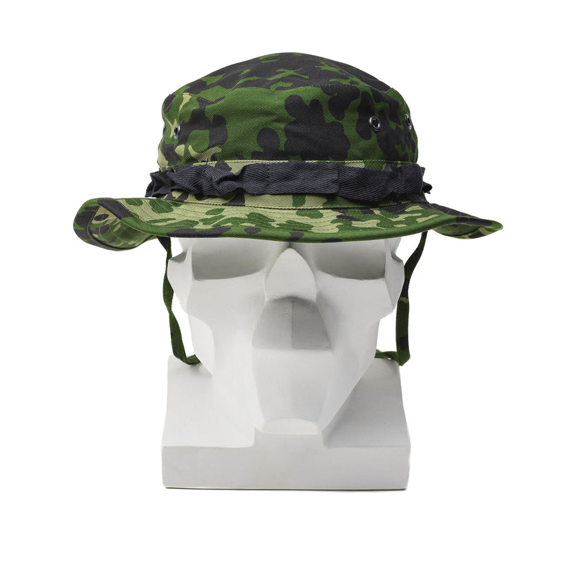 Originele Deense militaire M84 Camo boonie hoed zomer tropische pet brede rand nieuw