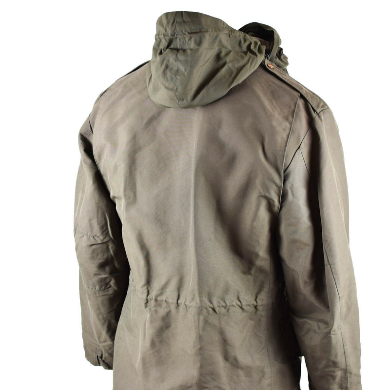 Echt Oostenrijkse legergevecht M65 Jacket Goretex Military Olive Parka Waterdicht