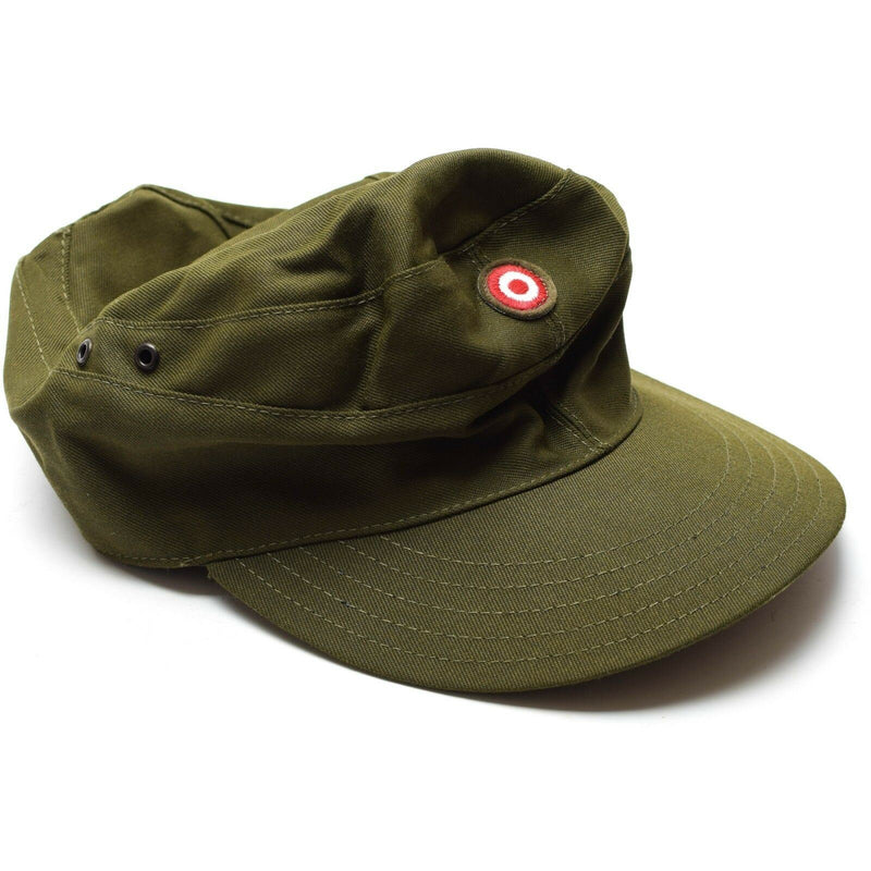 Casquette militaire de l'armée autrichienne d'origine, chapeau de combat autrichien, vert olive, OD, NEUF