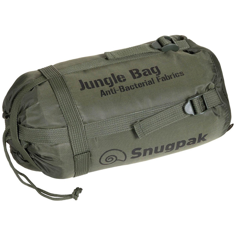 Snugpak Sleeping Bag 220cm Integrated Mosquito Net Compression Bag Olive