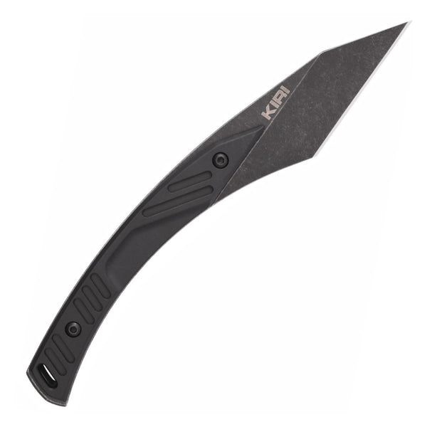 Extrema -verhouding Kiri Dark Stone Tactical Knife Kiridashi Bohler N690co Steel Black