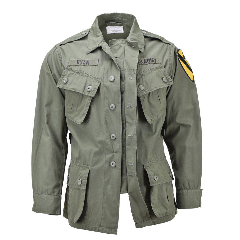 MIL-TEC merk Amerikaanse militaire stijl OD M64 Vietnam Jungle Jacket lichtgewicht BDU