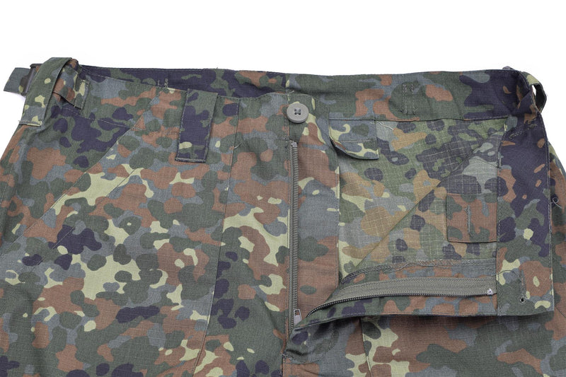 Mil-tec merk militaire stijl flecktarn bdu commando broek lichtgewicht ripstop