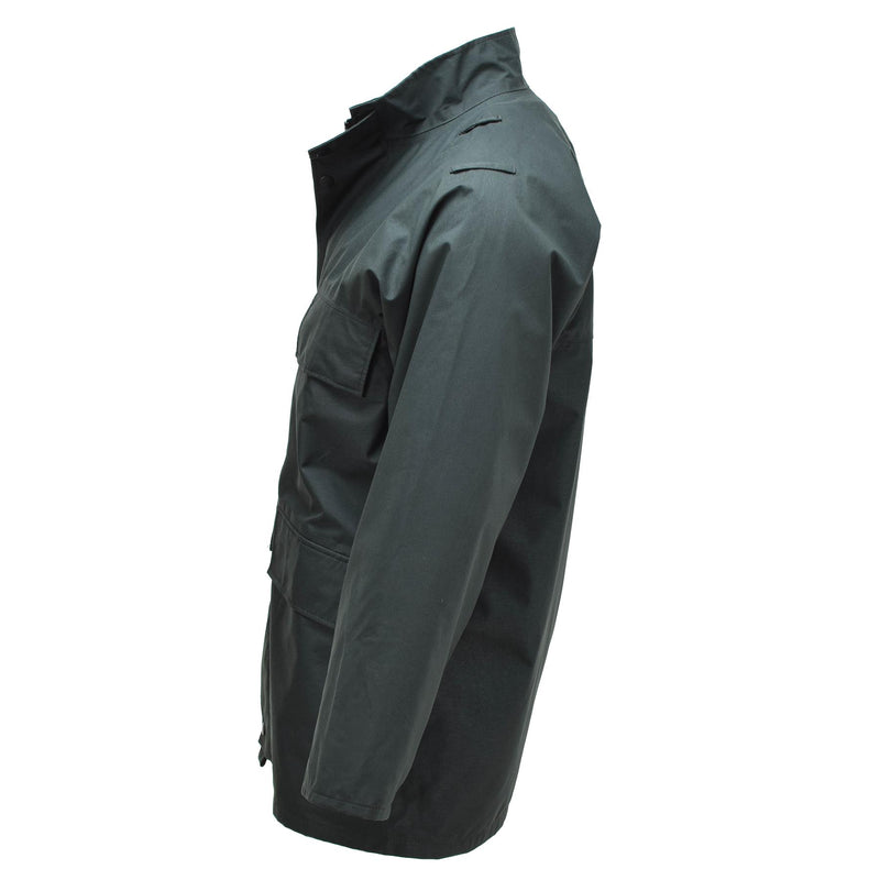 Veste de pluie originale des troupes de la police britannique Goretex Parka manteau imperméable vert