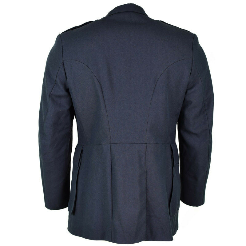 Véritable uniforme de parade bleu d'infanterie de l'armée suédoise, veste de tenue militaire suédoise