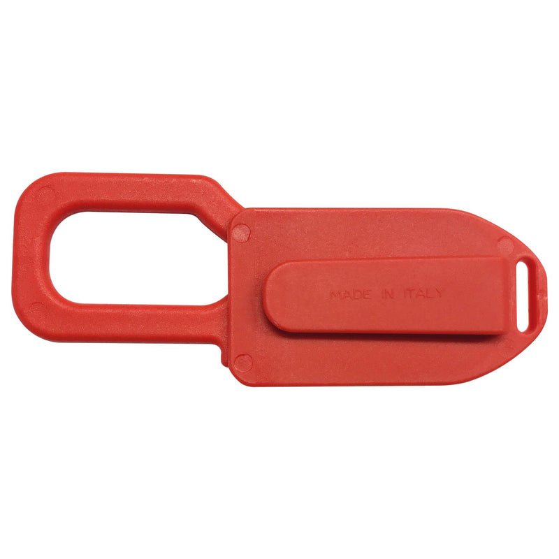 Couteau de sécurité Fox Knives RESCUE EMERGENCY TOOL Couteau de sécurité en acier inoxydable AISI 420 Rouge