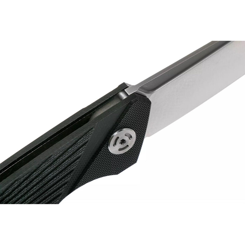 Couteau de poche pliant de marque Fox Knives METROPOLIS en acier inoxydable 440C avec revêtement satiné