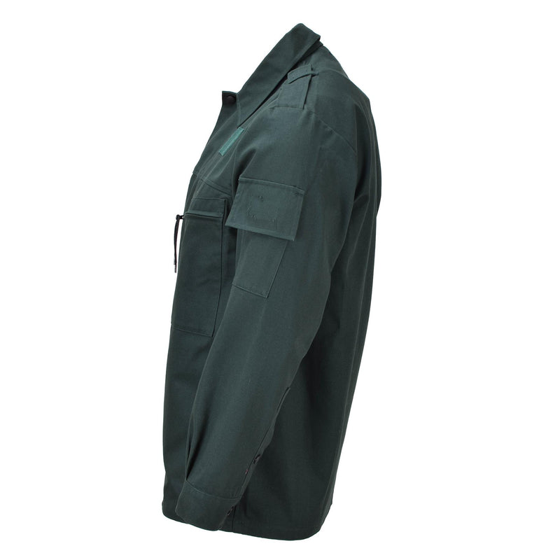 Chemise militaire néerlandaise originale verte de combat tactique lourde à manches longues NEUF