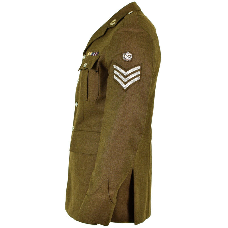 Veste militaire britannique d'origine, uniforme militaire, kaki, neuf