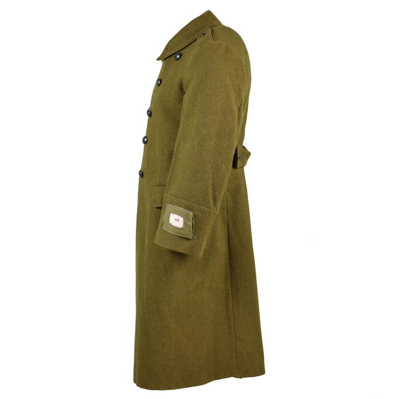 Echte Roemeense trench jas militair leger wol overjas zware winter shinel nieuw