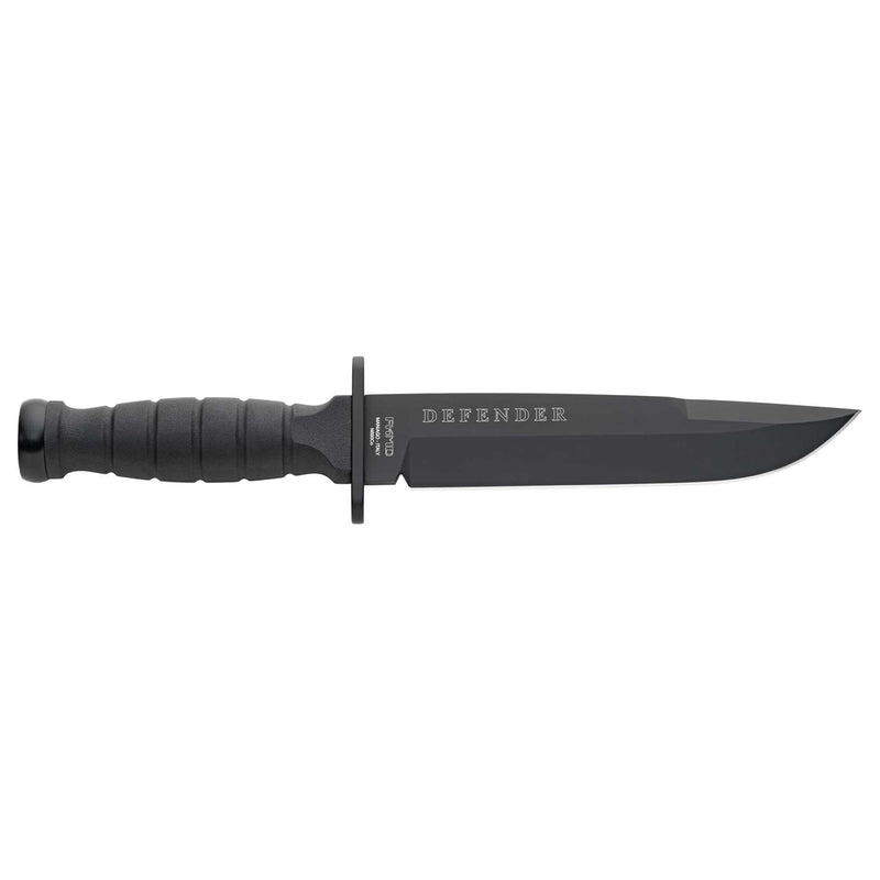 Fox Knives merk FX-689 Defender vast mes tactisch clippunt mes zwart