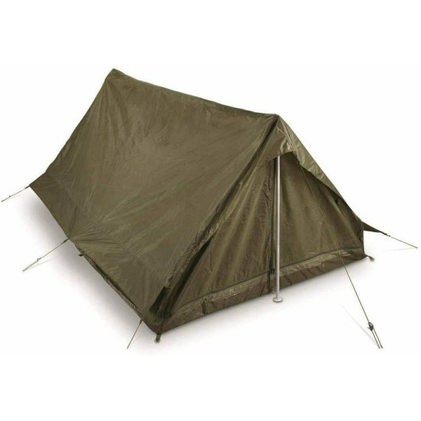 Authentique tente 2 personnes F1/F2 de l'armée française Olive Beige Surplus militaire français NEUF