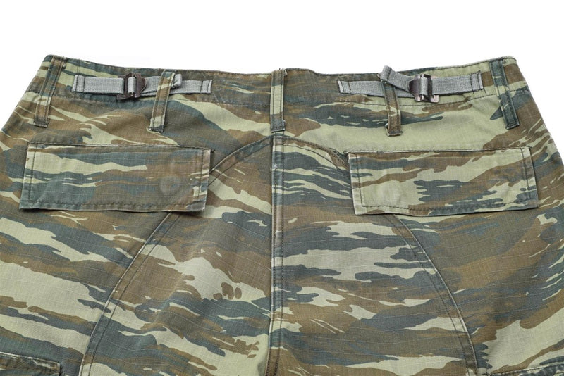 Echte Griekse leger BDU -broek hagedis camo ripstop Griekenland militaire surplus broek