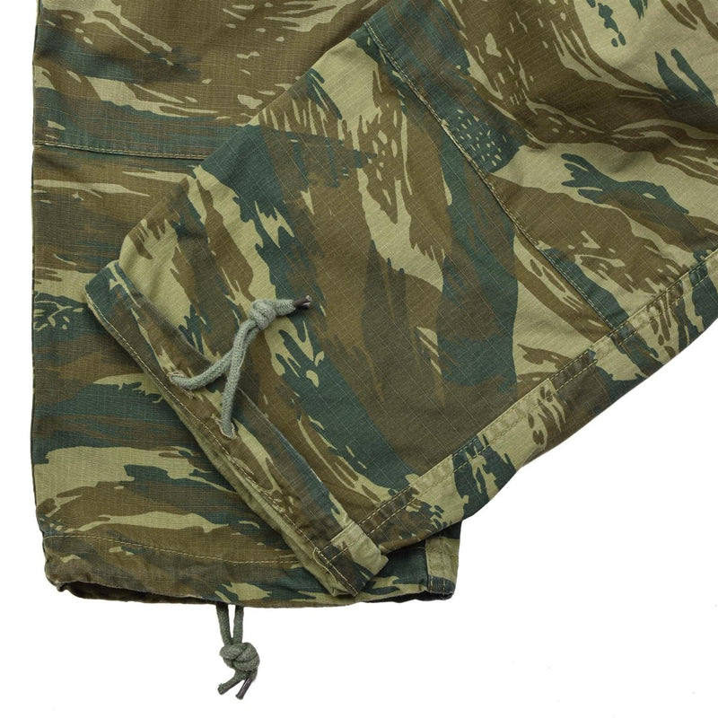 Echte Griekse leger BDU -broek hagedis camo ripstop Griekenland militaire surplus broek