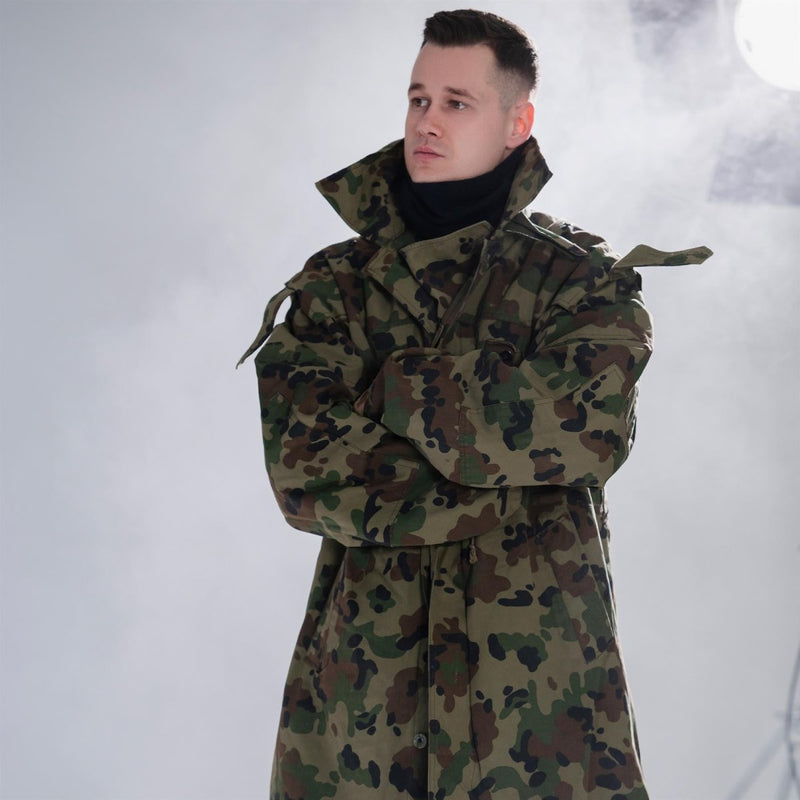 Echt Roemeens leger Parka M93 Combat Camo Leaf BDU Jacket Militair nieuw