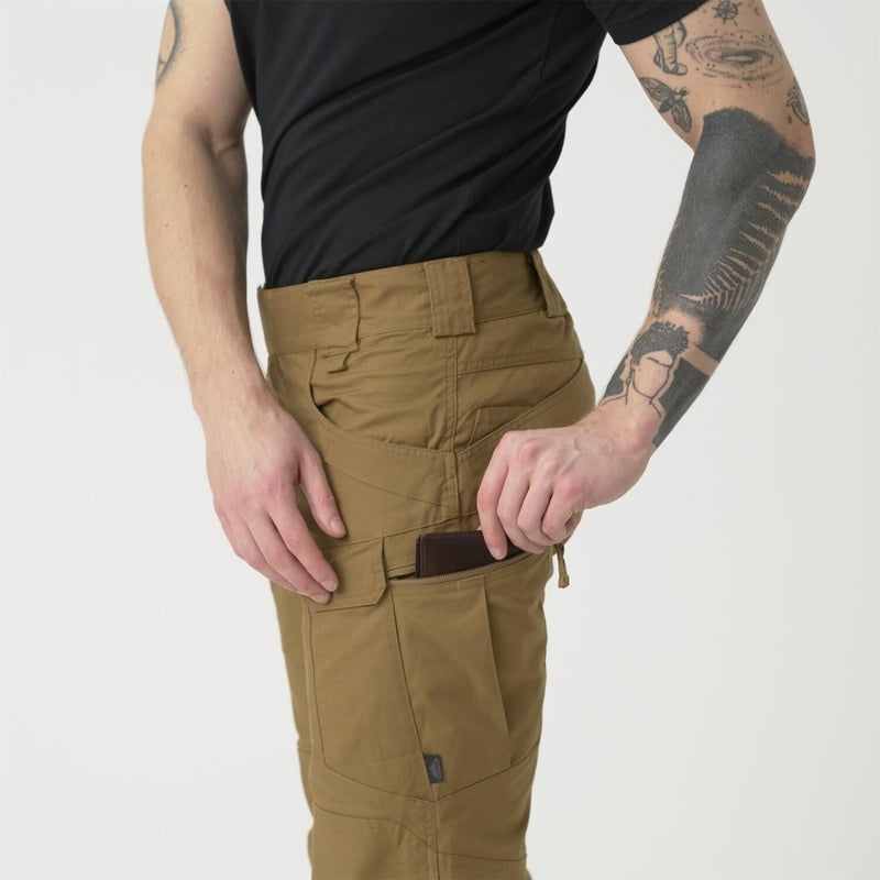 Pantalon tactique urbain Helikon-Tex en polycoton ripstop résistant pour l'extérieur Noir