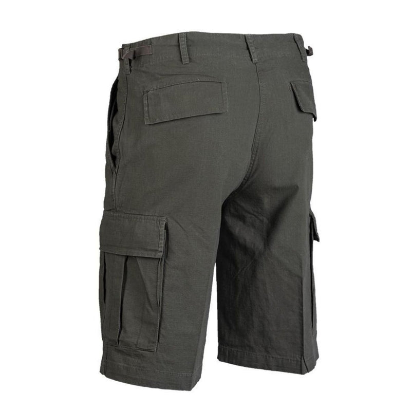 Mil-Tec Brand U.S. Army Style OD Prewashed Bermuda Lichtgewicht Ripstop shorts