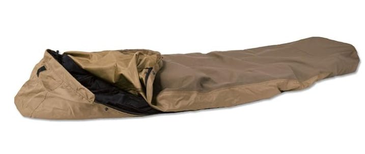 Sac de couchage imperméable et respirant MIL-TEC avec housse laminée 3 couches Coyote