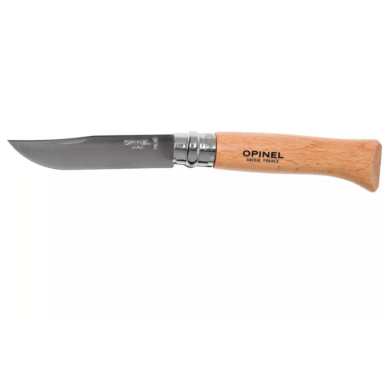 Opinel n ° 08 klassiek vouwpakmes synthetisch lederen schede ring slot