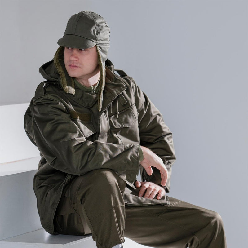 Veste de combat originale de l'armée autrichienne M65 OD militaire olive drab Parka combat NEUF