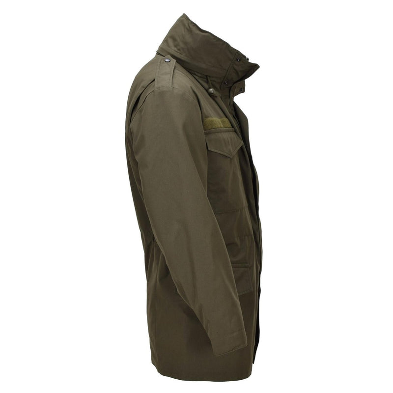 Veste de combat originale autrichienne militaire M65 avec membrane Sympatex imperméable Olive