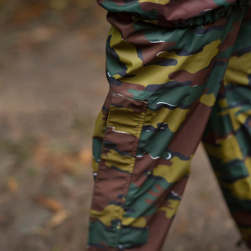 Pantalon imperméable militaire belge original jigsaw camo seyntex pantalon de pluie