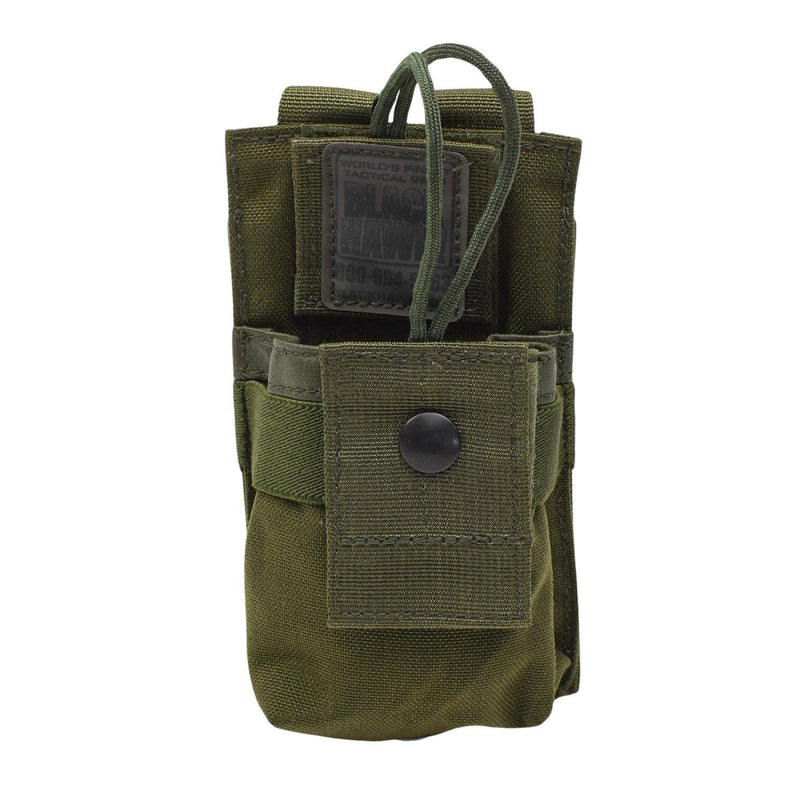 Pochette pour radio GPS militaire britannique d'origine, sac molle en nylon, étui Olive