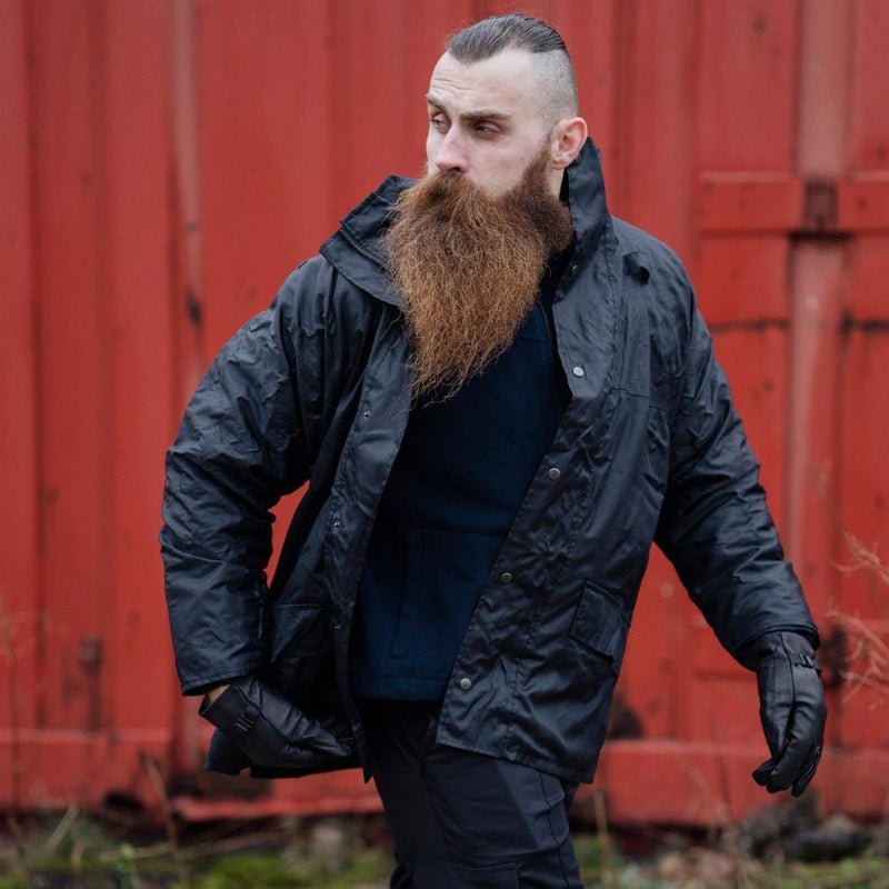 Veste de pluie doublée originale de la police militaire britannique, vêtements de sport d'extérieur imperméables